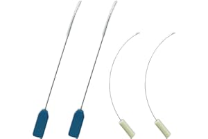 GUZE-US Serger Needle Threader，overlocker Threader Set，for Looper and Needle by Hemline，2 Set Serger Looper Threader and Serger Needle Threader