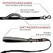 Heavy Duty Dog Leash by Tuff Pupper | 2 Comfortable Padded Handles to Hold Strong Dogs | Reflective Strip for Safe Night Walks | Lockable Clip for Security | For Medium & Large Dogs | 6ft x 1in