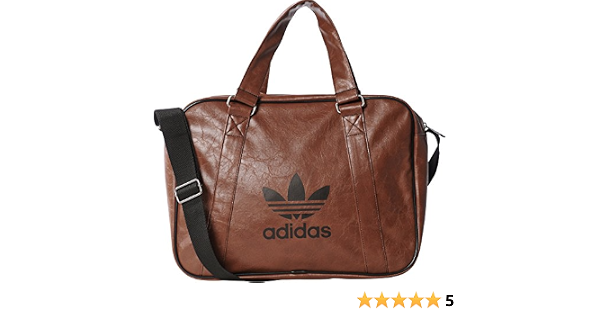 adidas Vintage Airliner - Bolso para Mujer de 38 x 28 x 12 cm, marrón  Rojizo : Amazon.es: Deportes y aire libre