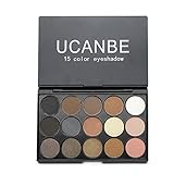 UCANBE 15 Earth Color Matte Pigment Glitter Eyeshadow Palette Cosmetic Makeup Set Nude Eye Shadow palettes