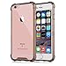 iXCC [Crystal Clear] iPhone 6 / 6s Case, New Cover Case [Shock Absorption] with Transparent Hard Plastic Back Plate and Soft TPU Gel Bumper - Gray