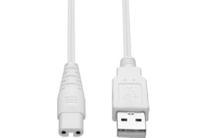 RAXSEG USB Charging Cable for Nicwell, Fairywill, Aquasonic, MOSPRO, Nicefeel, Zerhunt, Oralfree, Waterfloss, Tovendor, Hangsun, Initio, McNaval , Cremax and USB Charging Cord Replacement Parts ( White)…