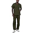 Adar Universal Unisex Scrubs - Unisex Drawstring Scrub Set