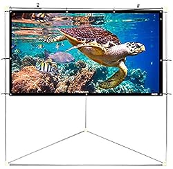 Pyle 100" Outdoor Portable Matt White Theater TV