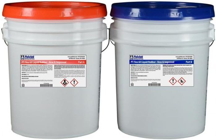 Polytek PT Flex 60 Liquid Rubber (80lb Kit)