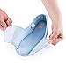 Git-up Women Diabetic Slippers/W Arthritis Edema Adjustable Closure Memory Foam House Shoes Open Toe 9#,Blue