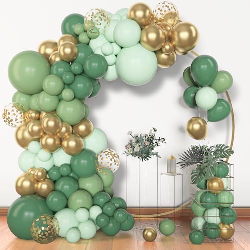 Amandir Sage Green Balloon Garland Kit