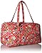 Vera Bradley Women's Iconic Large Travel Duffel-Signature, Coral Floral, One Size