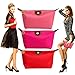 Bestrice iConic-Frame Pouch-Cosmetics Case Makeup Bag Travel Accessory Organizer (Pink)