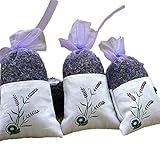 Set of 3 Bags Blue Lavender Dried Lavander Buds