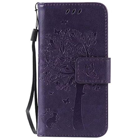 Nancen Compatible with Handyhülle Galaxy S4 Mini I9190 i9195 Flip Schutzhülle Zubehör Lederhülle mit Silikon Back Cover PU Le