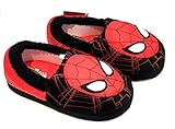 Marvel Spiderman Boys' Aline Slippers Slip On Slippers Black (7-8M US Toddler)