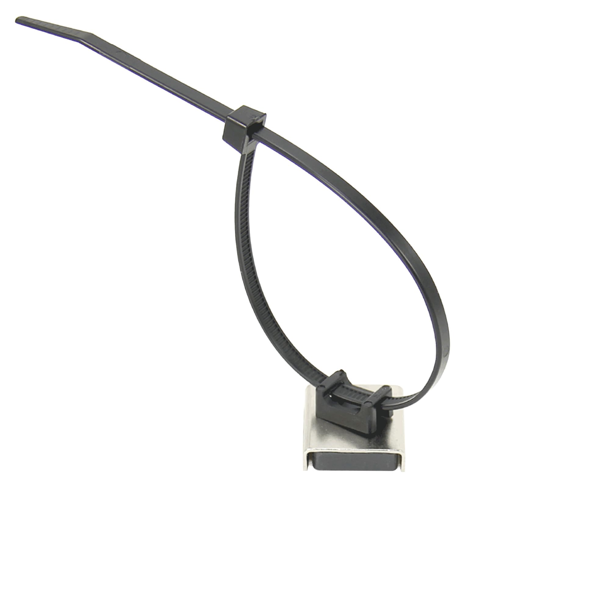 Magnetic Cable Tie Mount at Home, Office, or Classroom - 26 x 23 x 6.3mm Thick - 6.1kg Pull