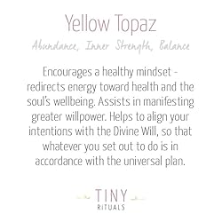 Tiny Rituals YELLOW TOPAZ ENERGY BRACELET