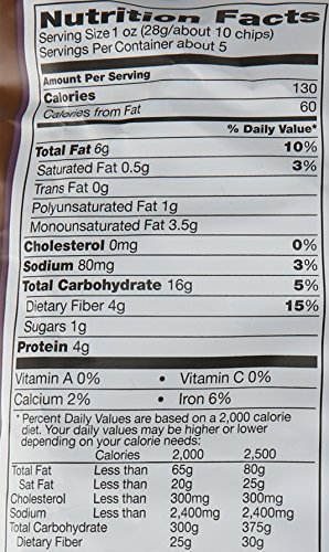 Food Should Taste Good, Tortilla Chips, Multigrain Bean Chips, Black Bean, 5.5 oz (Pack of 12)