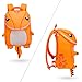 Coavas Kids Backpack - Funny Dinosaur Backpack Cute Orange - Gift For Toddlers