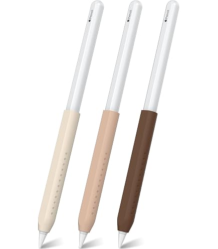 Amazon.com: NIUTRENDZ 3 Pack Silicone Grip for Apple Pencil 2