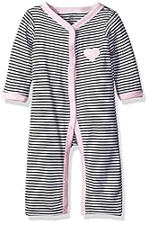 Hudson Baby Unisex Baby Cotton Coveralls, Pink