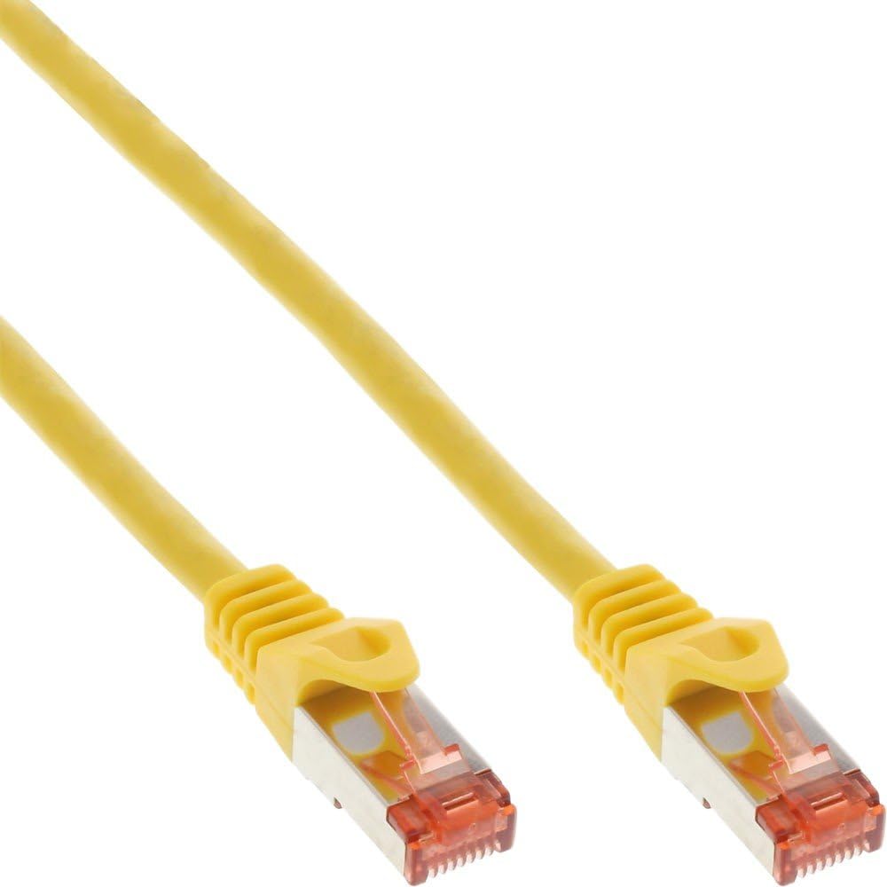 InLine 76402Y S/FTP Patch Cable 250 MHz PVC Copper, Yellow, Copper,Yellow