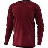 Troy Lee Designs Cycling MTB Bicycle Mountain Bike Jersey Shirt for Men, Skyline Air LS (Wine, S)