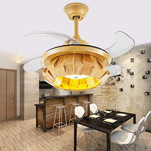 Deckenventilatoren mit Beleuchtung Licht Massivholz Deckenventilator