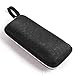 GU Angqi Elegant Portable Zipper Eye Glasses Sunglasses Hard Case Protector Box Black