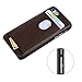 iPhone 7 Wallet Case, iPhone 7 Leather Case, ZSTVIVA Protective Wallet cover shockproof Leather case with Credit Card Slot Holder, Case cover For Apple iPhone 7 (2016) Brown