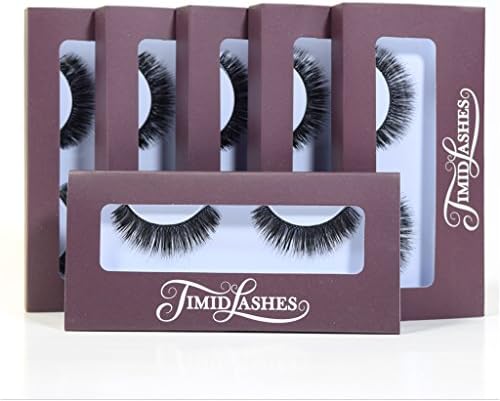 Mila by Timid Lashes | Six-Pack Premium Quality Faux Mink False Eyelashes