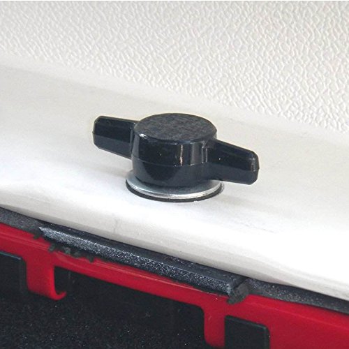 Xprite Jeep Wrangler JK JKU 6 Tee Knobs Set Hard Top Quick Removal Change Kit For 2007 - 2017 Sport Sahara Rubicon Freedom ( Replace Torx Bolts )