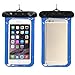 Fecedy 3 Packs Universal Waterproof Phone Pouch - IPX8 Waterproof Phone Case- Cellphone Dry Bag for iPhone Max/Xs/Xr/X/se/8 7 6s Plus,Samsung Galaxy s10/s9/s9+/s8,Note 9 8,Pixel 3 2 XL up to 6.5