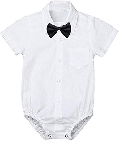 YeHuaXiGu Camisas Formales de los bebés recién Nacidos Gentleman Romper Wedding Party Outfits Baby Boy Romper Recien Nacido Ropa para bebés: Amazon.es: Ropa y accesorios