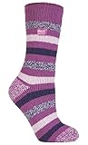 Heat Holders Women's Thermal Stripe Socks Size 5-9 US (Appleby)