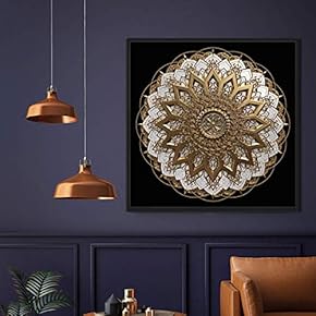 Floating Framed Canvas Wall Art for Living Room, Bedroom Runner Canvas Prints for Home Decoration Ready to Hang - 16x16 inches