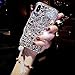 Bling Diamond Case for iPhone Xs Max,Cistor Luxury 3D Handmade Full Crystal Rhinestone Sparkle Swan Design Tassel Pendant Protective Case Soft Frame Hard PC Back Cover for Apple iPhone Xs Max