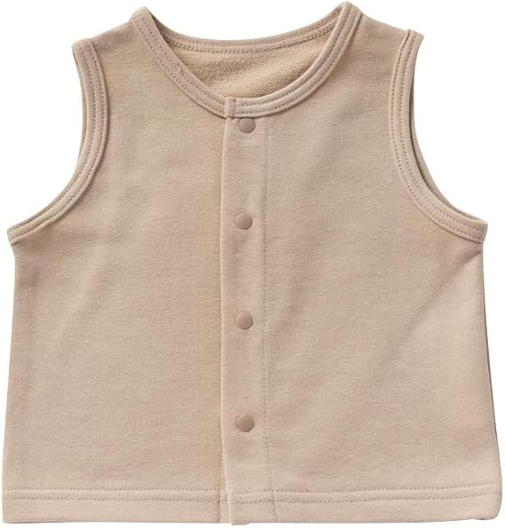 Amazon Co Jp Creme De Coco 裏毛 ベスト 防寒 冷房対策 シンプル 新生児 赤ちゃん ベビー キッズ はおりもの 綿100 日本製 服 ファッション小物