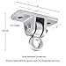 JGS Heavy Duty Swing Hangers Porch Swingset Playground Hooks Yoga 2400 lb Capacity