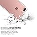 iPhone 7 Case - cresawis Shock-absorbent Scratch-resistant Cover Case with Transparent Soft Back Plate and Flexible TPU Gel Bumper for iPhone 7 4.7 Inch 2016 Release, Crystal Clear