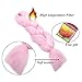 5 Pieces Jumbo Braid Hair Ombre Jumbo Braiding Hair Extension Kanekalon High Temperature Jumbo Braids for Twist Crochet Braiding Hair(5PCS, Pink)