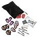 Viper Dart Caddy Solid Wood Wall Mounted Dart Holder/Stand with Accessory Storage Bag, Displays 4 Sets of Steel/Soft Tip Darts, Compatible with All Sisal & Electronic Dartboards, Surrounds & Cabinets