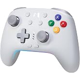 MOBAPAD C2 Lite Wireless Pro Controller for Switch 2/Switch 1/PC/Steam Deck | Hall Effect Anti-Drift, 6-Axis Motion Control, Silent Membrane Buttons, Back Buttons, Dual Rumble, Turbo, 20 Hrs Play Time