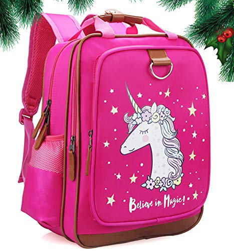 Girls Backpack Pink Unicorn 15