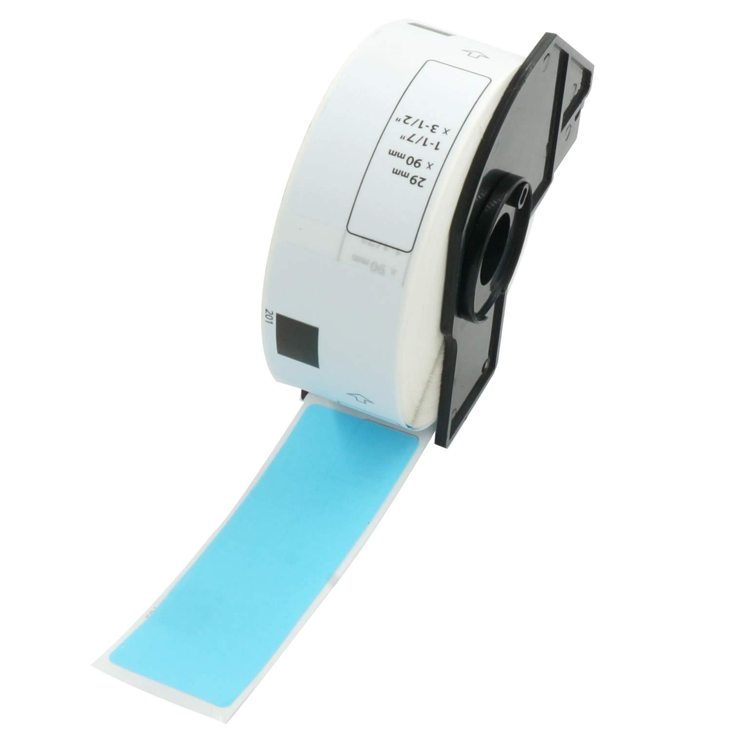 BETCKEY - 400 Blue Labels Replacement for Brother DK-11201, 29mm x 90mm Standard Address Labels Compatible with Brother QL Label Printers