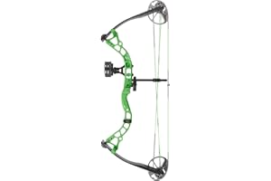 DIAMOND ARCHERY Youth Atomic Bow - Fully Adjustable Equipped Durable Compound Bow | 6-29 LBS Draw Weight | 12"-24" Draw Length | 191 FPS