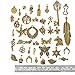 LANBEIDE Wholesale Bulk 50 Gram Antique Gold Assorted Charms Pendants DIY for Jewelry Making and Crafting