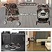 BestPet Extra Wide 3 Wheels 4 Wheels Pet Dog Cat Stroller with RainCover,Leopard Skin (3 Wheels)