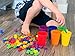 CC O PLAY Sort and Play - Sorting and Counting Toy for Kids - 72 Colorful Bears, 6 Cups, 1 Bag - Best Education Toy for Children with Free Ebook
