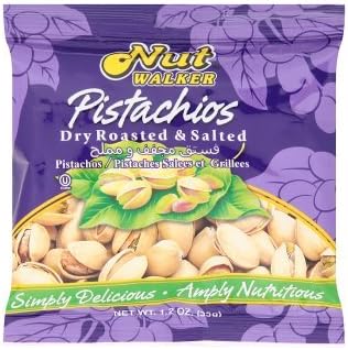 Nutwalker Dry Roasted &amp; Salted Pistachio (35g , 10pcs) , Nut Snack , Snack , By Thaidd