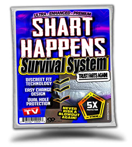 GearsOut Shart Happens Survival System - Next Time You Shart Be Prepared - Never Risk a Blowout Again - Discrete Fit Technology