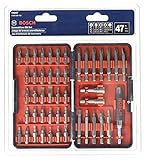 Bosch T4047 Multi-Size Screwdriver Bit Set (47 Piece)