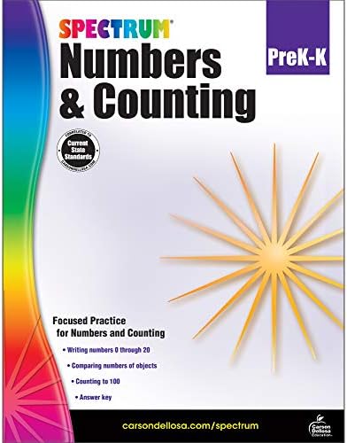 Numbers & Counting PreK-K: Volume 111 (Spectrum)